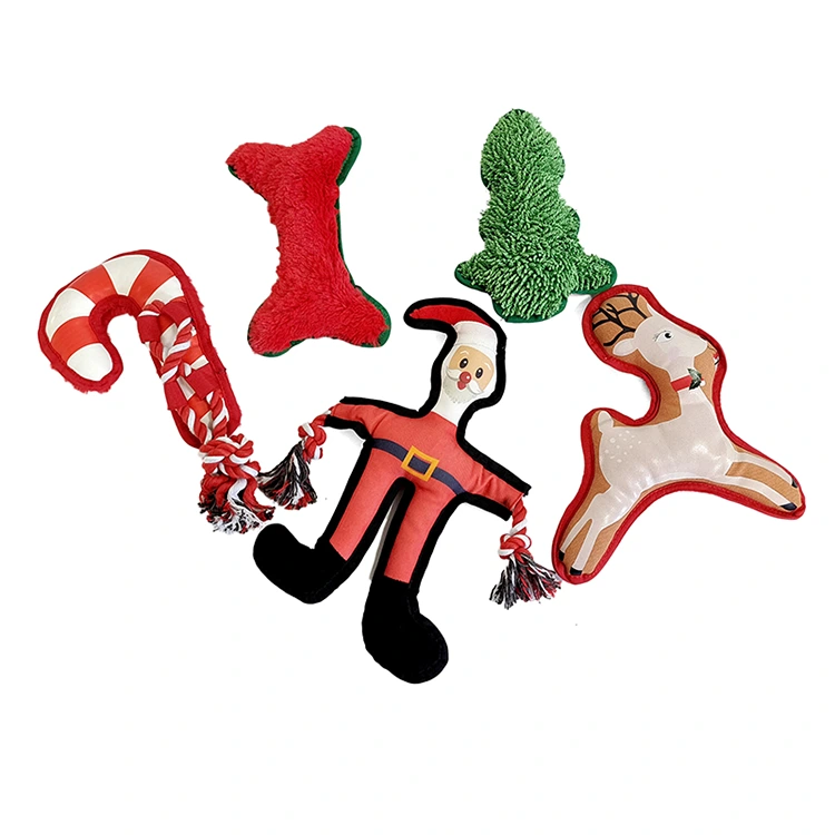 Mainan Dog Rusa Santa Claus Santa Claus