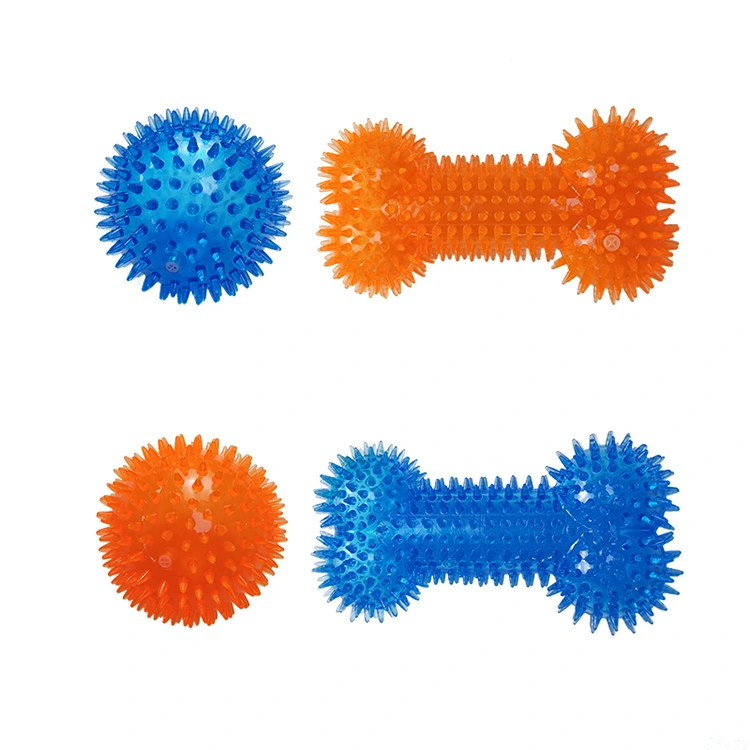 TPR Spiky Bone Ball dengan Squeaker
