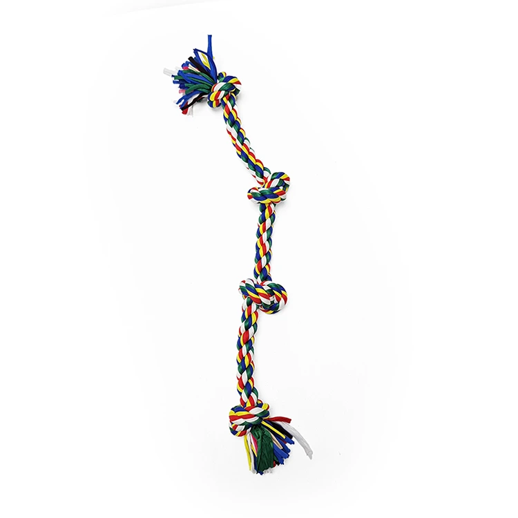 Tug of War Cotton Rope Mainan untuk mengunyah agresif