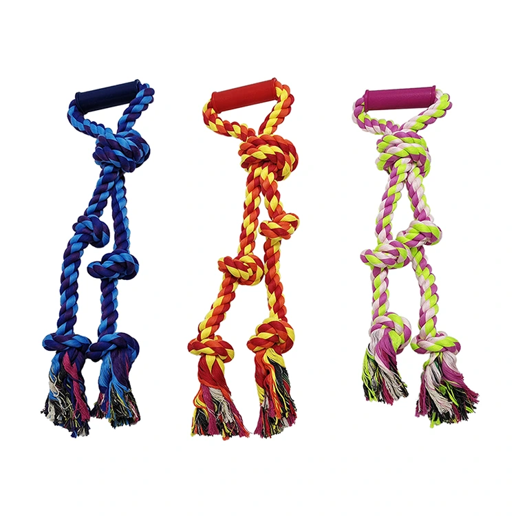 Mainan anjing Twisted 5 Knot Tug Dog